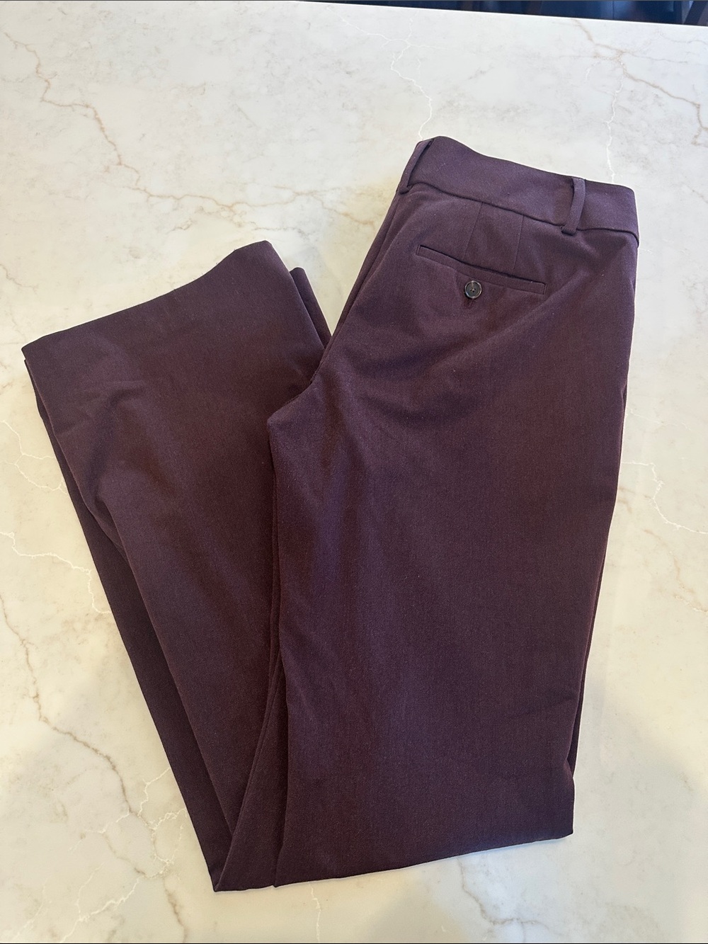 LOFT Women's Boot Cut Pants in Plum